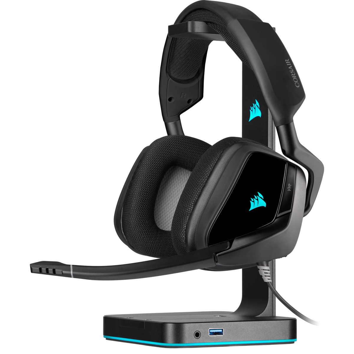 Tai nghe Corsair Void Elite RGB USB-Carbon